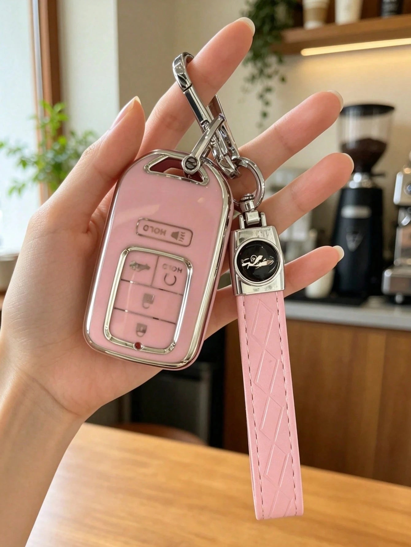 Compatible With Honda CRV Accord Car Key Case, Minimalist Car Key Shell, Compatible With Honda Fit Key Cover, HRV, Vezel, Jade, LIFE Car Key Case Buckle
