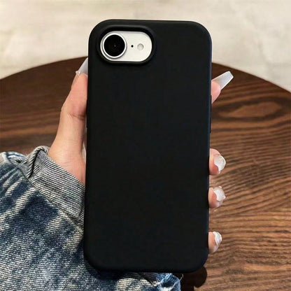 Compatible With IPhone 17E 17 Pro Max 16 15 14 13 12 Mini 11, Shockproof Liquid Silicone Protective Phone Case With Soft Scratch Resistant Ultra-Fine Fiber Lining, For Iphone 8 Plus 7 6s Soft Cover