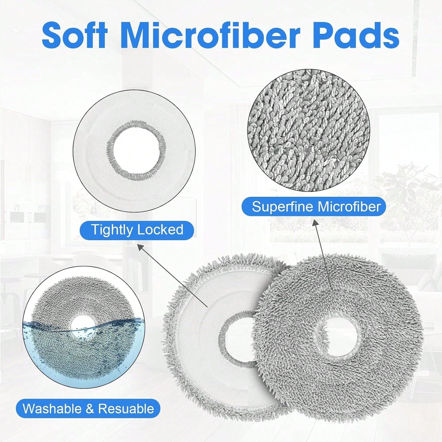 Compatible With L10s Ultra Gen 3, L50 Ultra AE, X40 Ultra Complete, L40 Ultra, Mova P50/P70 Pro Ultra Robot Vacuum, 2 Main Brushes, 4 Filters, 6 Side Brushes, 6 Mop Pads, 4 Dust Bags, 2 Tools