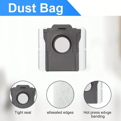 Compatible With L10s Ultra Gen 3, L50 Ultra AE, X40 Ultra Complete, L40 Ultra, Mova P50/P70 Pro Ultra Robot Vacuum, 2 Main Brushes, 4 Filters, 6 Side Brushes, 6 Mop Pads, 4 Dust Bags, 2 Tools
