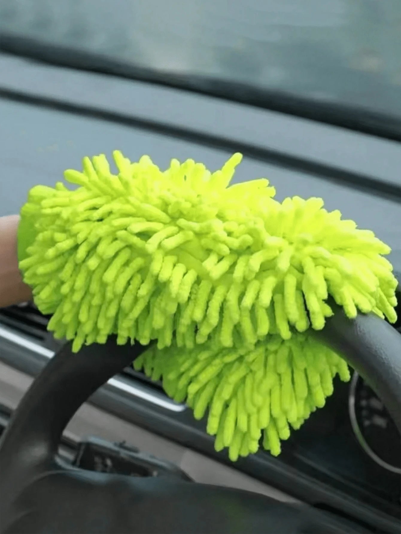 Coral Fleece Car Wash Gloves, Car Duster, Windshield Wiper, Car Cleaning Accessories