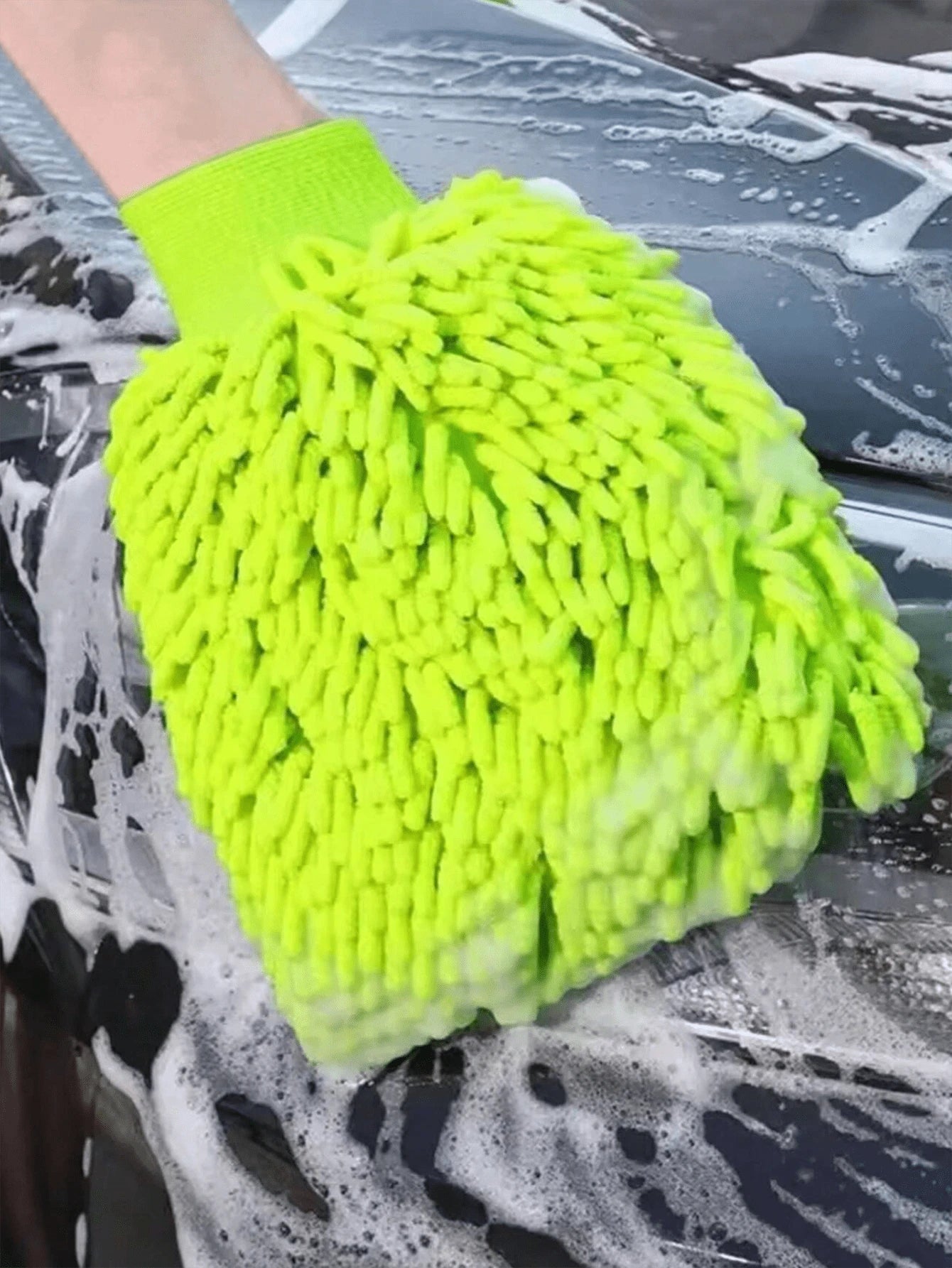 Coral Fleece Car Wash Gloves, Car Duster, Windshield Wiper, Car Cleaning Accessories