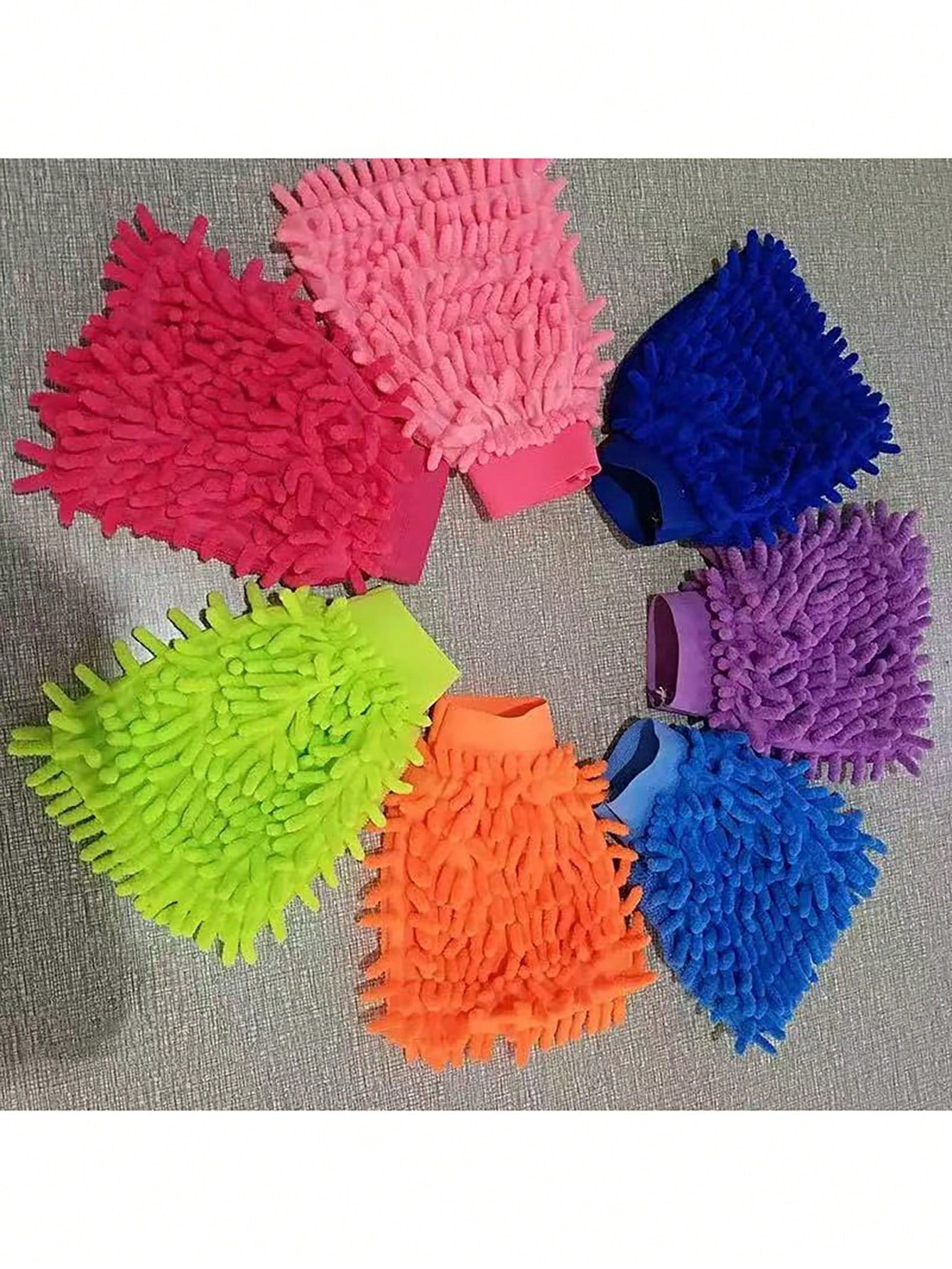 Coral Fleece Car Wash Gloves, Car Duster, Windshield Wiper, Car Cleaning Accessories