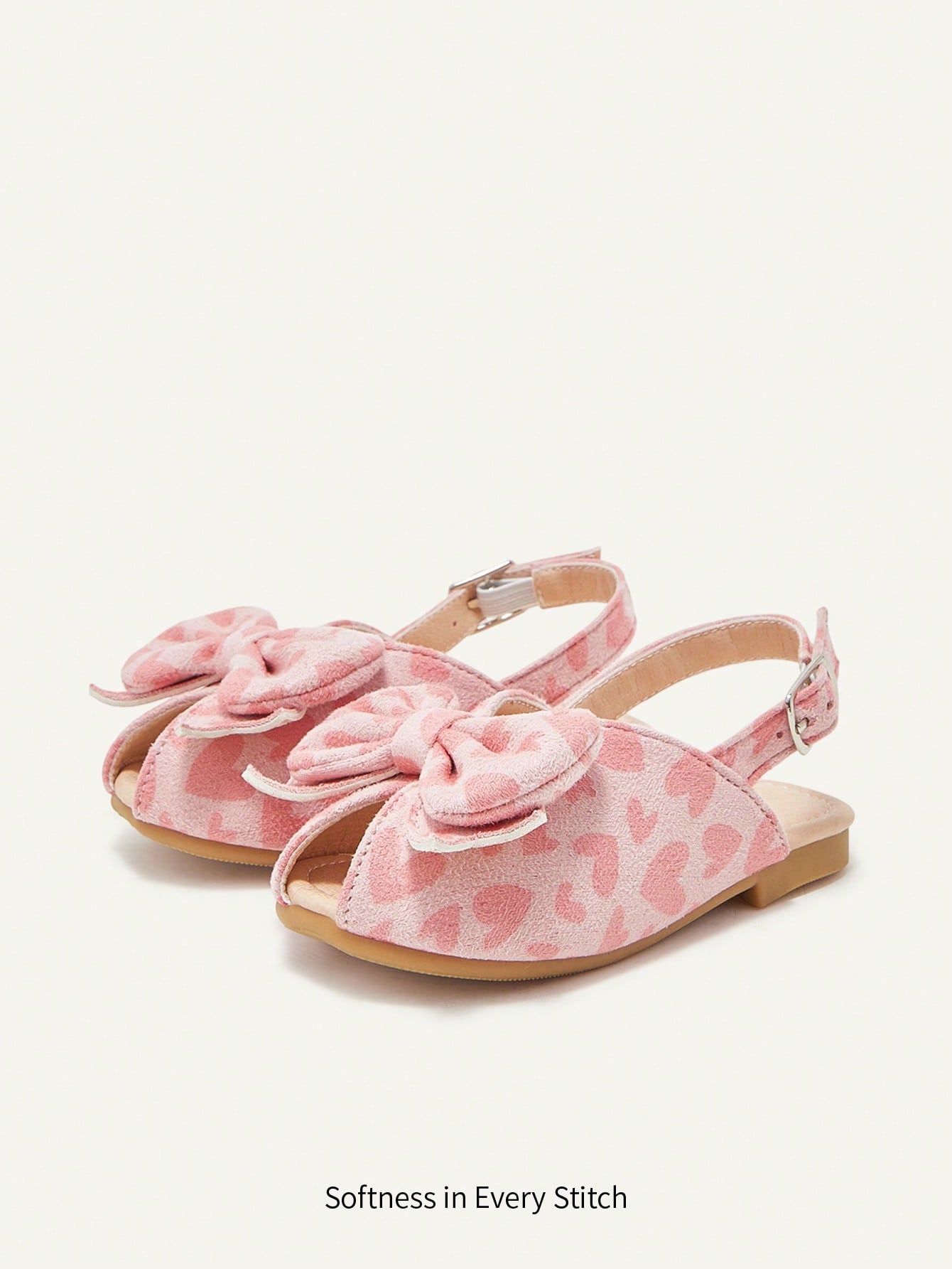 Cozy Pixies A Pair Of Stylish Versatile Bow Princess Style Party Children's Baby Sandals Suitable For Summer