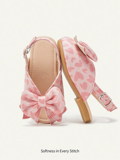 Cozy Pixies A Pair Of Stylish Versatile Bow Princess Style Party Children's Baby Sandals Suitable For Summer
