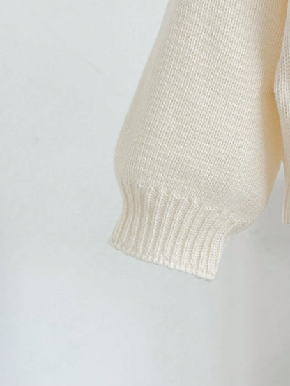 Cozy Pixies Baby Girl Knitted Autumn Cardigan, Bow Decor, Cute Casual, Soft Comfortable Versatile, Suitable For Home, Party, Vacation Occasions, Apricot Color