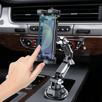 Cup Phone Tablet Mount For Car, Universal Adjustable Car Cup Phone Holder, Long Arm With 360°Rotation Cup Holder Phones Mount For Car, Compatible With Ipad And Smartphones(S258)