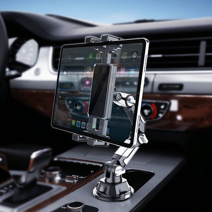 Cup Phone Tablet Mount For Car, Universal Adjustable Car Cup Phone Holder, Long Arm With 360°Rotation Cup Holder Phones Mount For Car, Compatible With Ipad And Smartphones(S258)