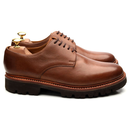 'Curt' Brown Leather Derby UK 8 G