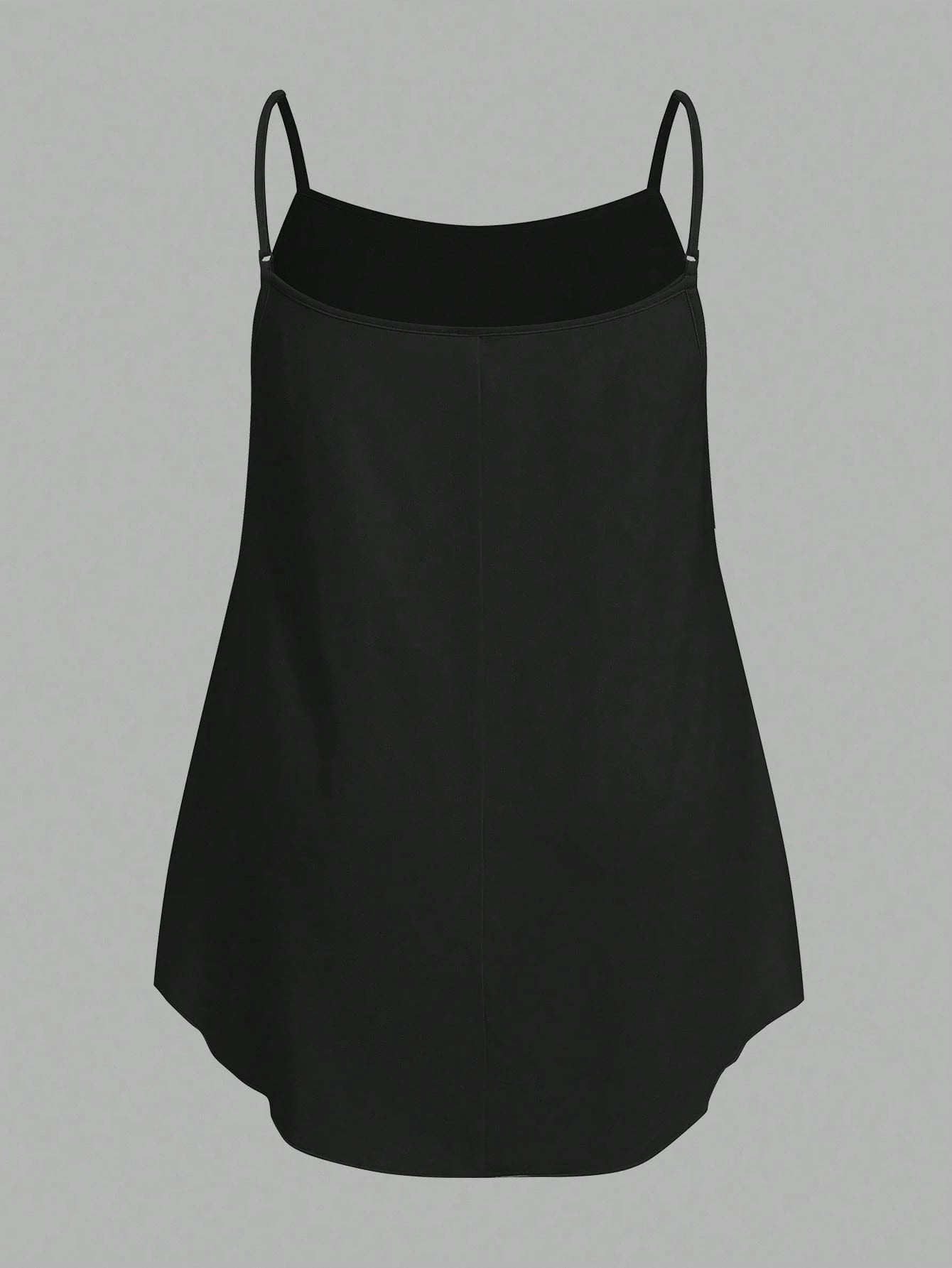 CURVE+ Women's Solid Color Casual Versatile Everyday Camisole Tank Tops 3pcs/Set Date Night Lounge Black Gray White Summer