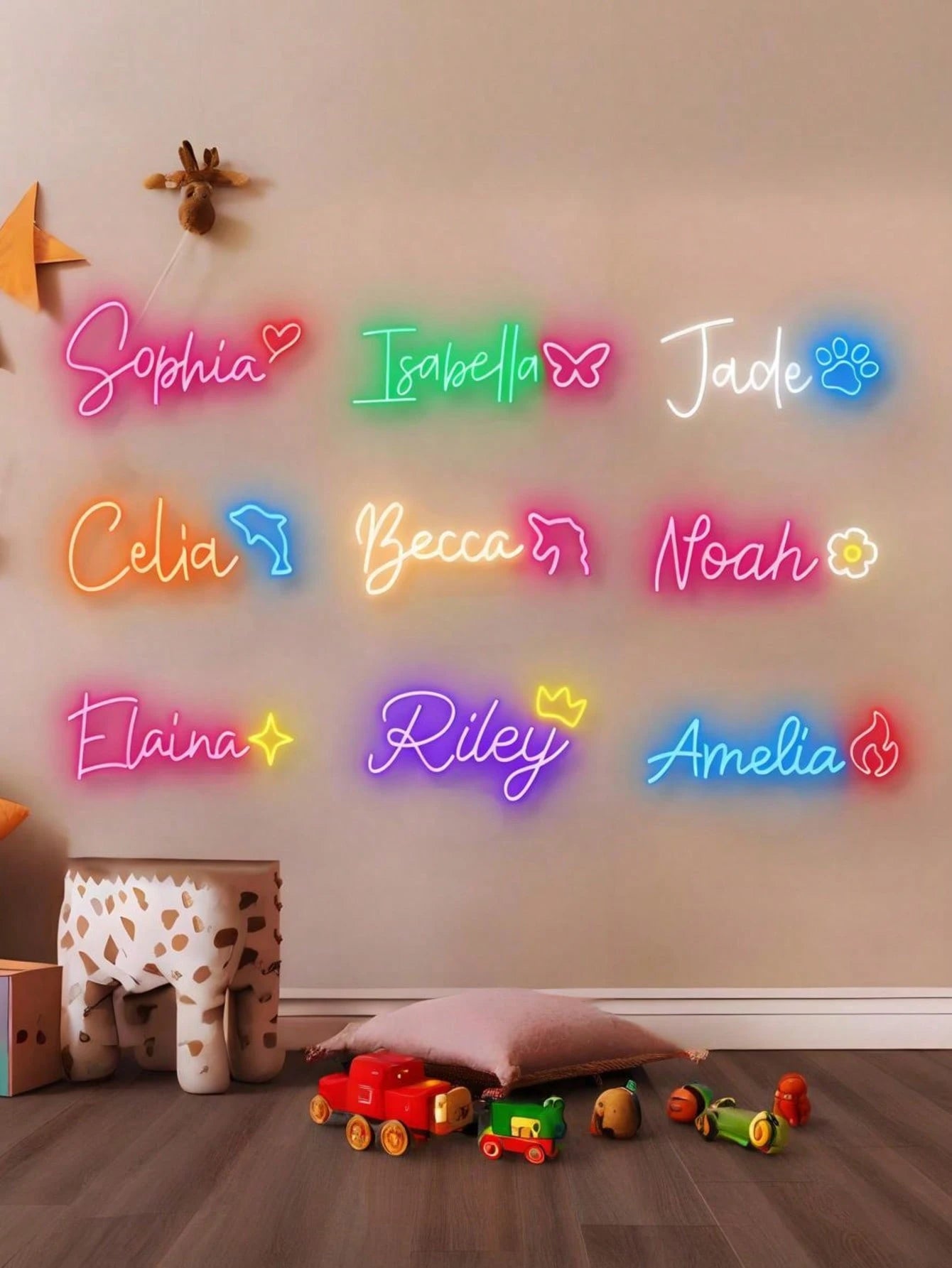Custom Neon Signs, Neon Sign Customizable For Wall Decor, Personalized Neon Sign For Wedding, Birthday Party, Bedroom, Bar, Salon, Business Shop, Name Logo, Led Sign, Halloween, Christmas Gifts, Roman