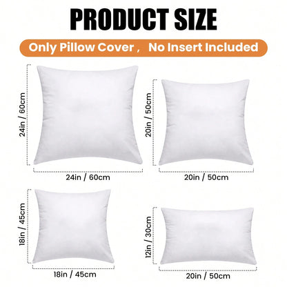 Custom Solid Color Personalized Photo Text Pillow Case Soft Comfortable Cushion Covers Perfect Birthday Gifts Family Daily Wedding Graduation Souvenir Sofa Bed Bedroom Living Room Office Christmas Ha