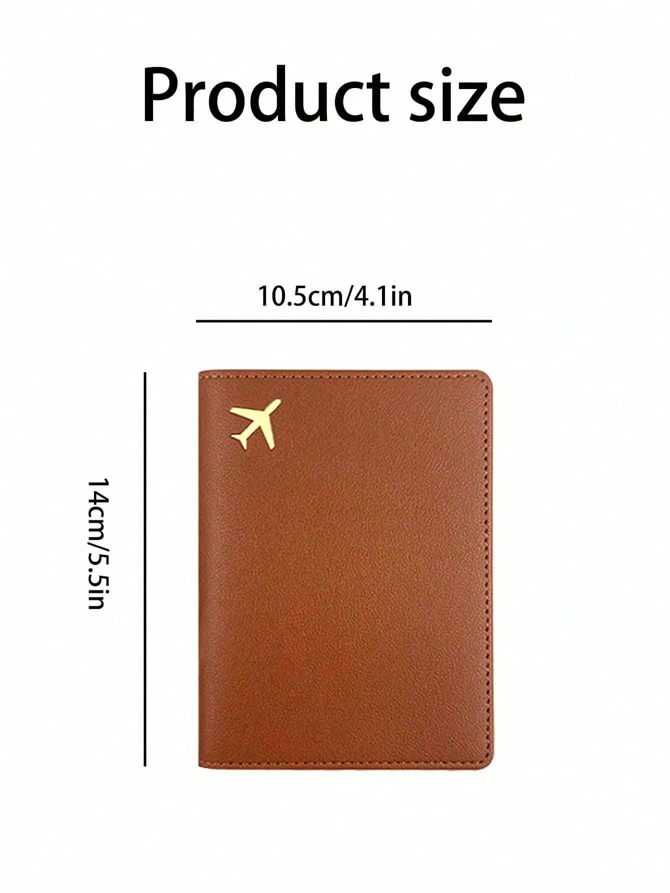 Customizable Passport Cover, Personalized Passport Holder, Passport Wallet, Daily Travel Essential Gift, Multi-Functional Large Capacity Foldable Practical Minimalist Cute Vacation Style, Available In