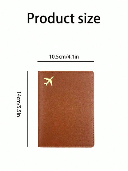 Customizable Passport Cover, Personalized Passport Holder, Passport Wallet, Daily Travel Essential Gift, Multi-Functional Large Capacity Foldable Practical Minimalist Cute Vacation Style, Available In