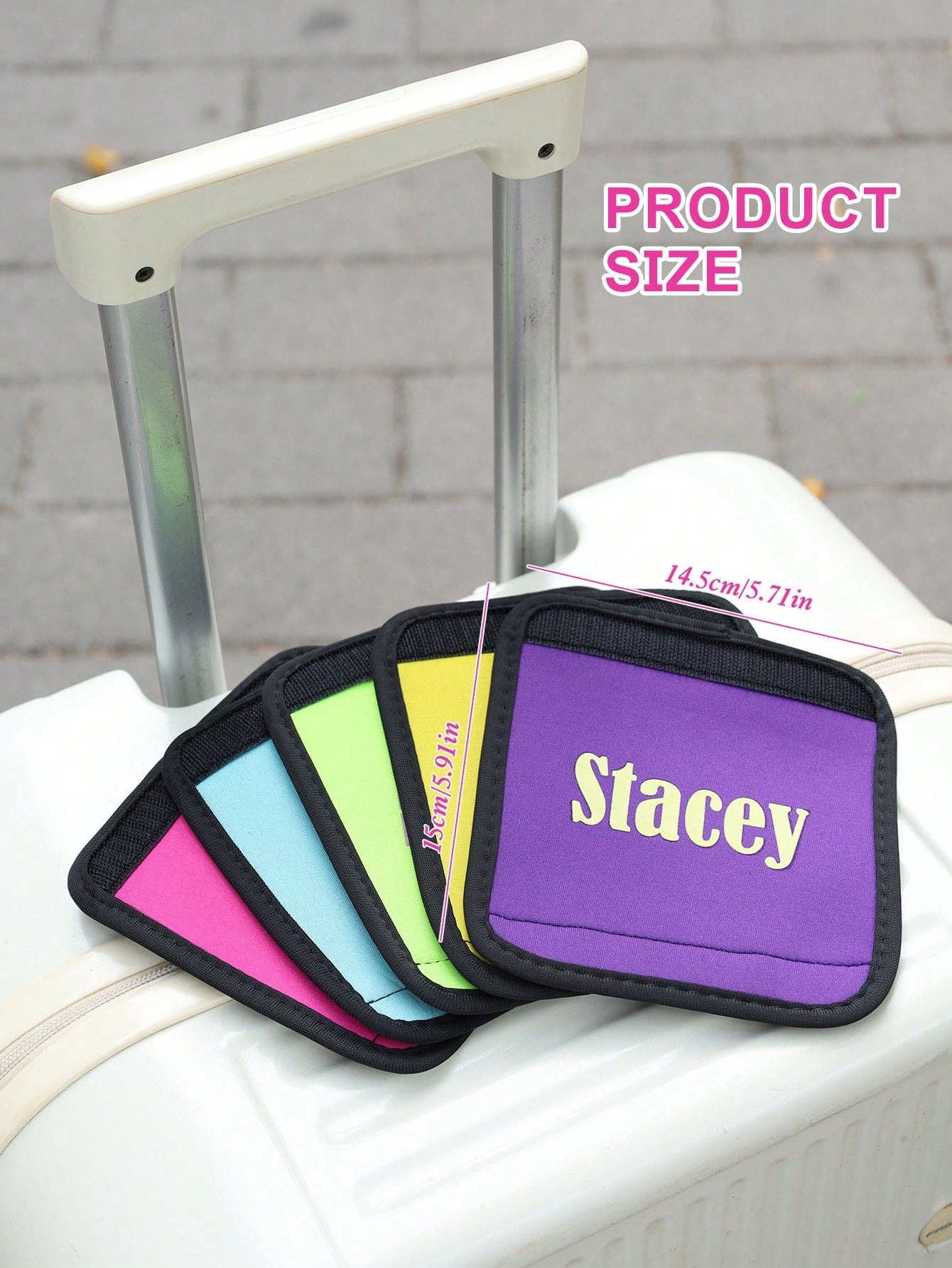 Customized Name Luggage Finder, Personalized Luggage Handle Accessories, Luggage Tags, Travel/Business Travel Helpers, Vacation Gifts, Party Gifts