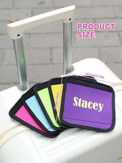 Customized Name Luggage Finder, Personalized Luggage Handle Accessories, Luggage Tags, Travel/Business Travel Helpers, Vacation Gifts, Party Gifts