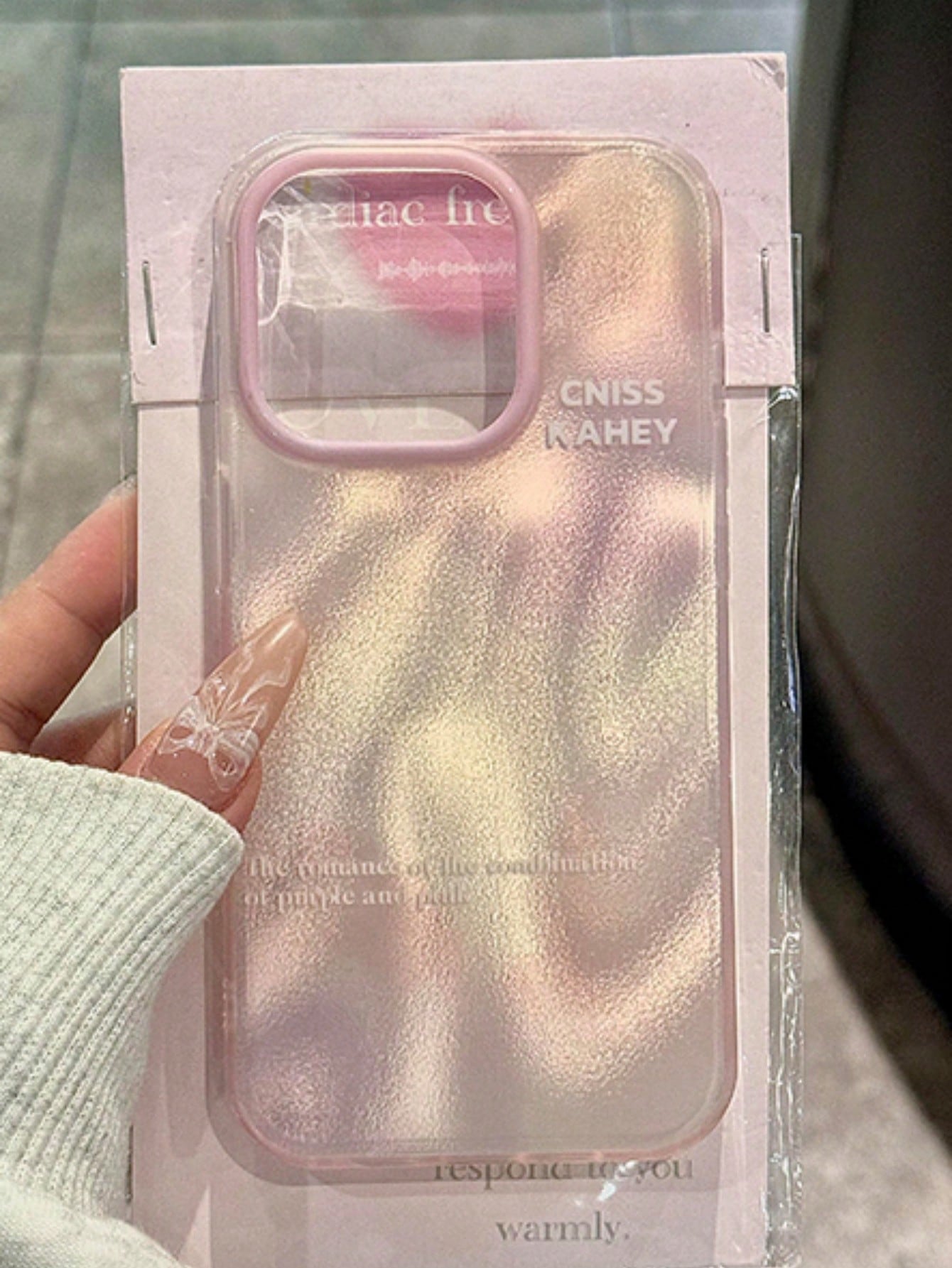 Cute Luxury Pink Polka Dot Fashion Phone Case Pattern 3D Gradient Glitter Case Compatible With IPhone 17 Pro Max 17 Pro 17 Air 16 15 14 Plus 13 12 Pro Max 11 Luxury Shiny Protective Soft Shell Phone C