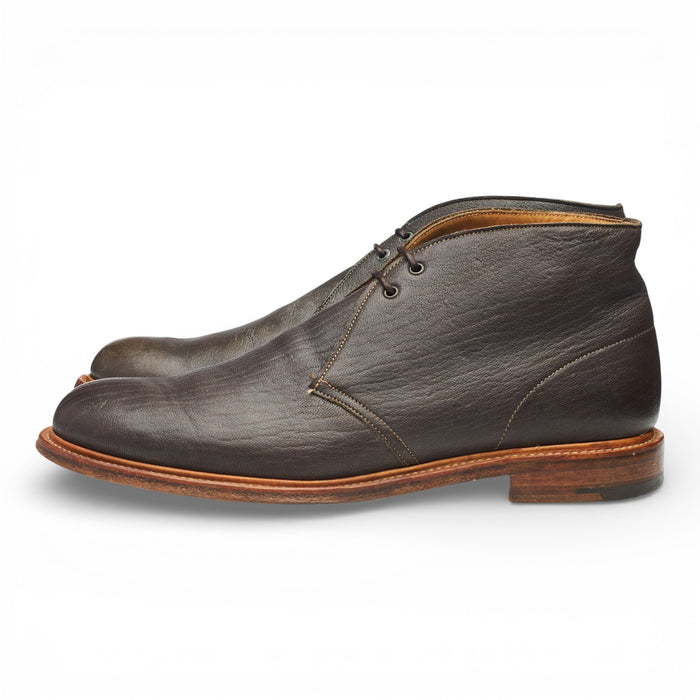 Dark Brown Leather Chukka Boots UK 8 F