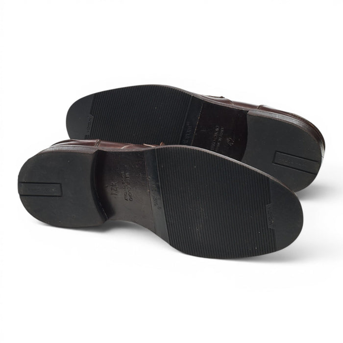 Dark Brown Leather Loafers UK 8 EU 42