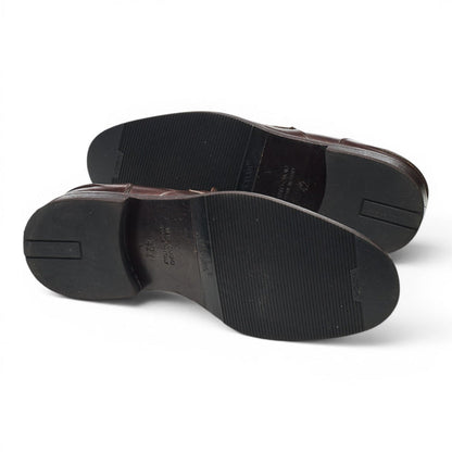 Dark Brown Leather Loafers UK 8 EU 42