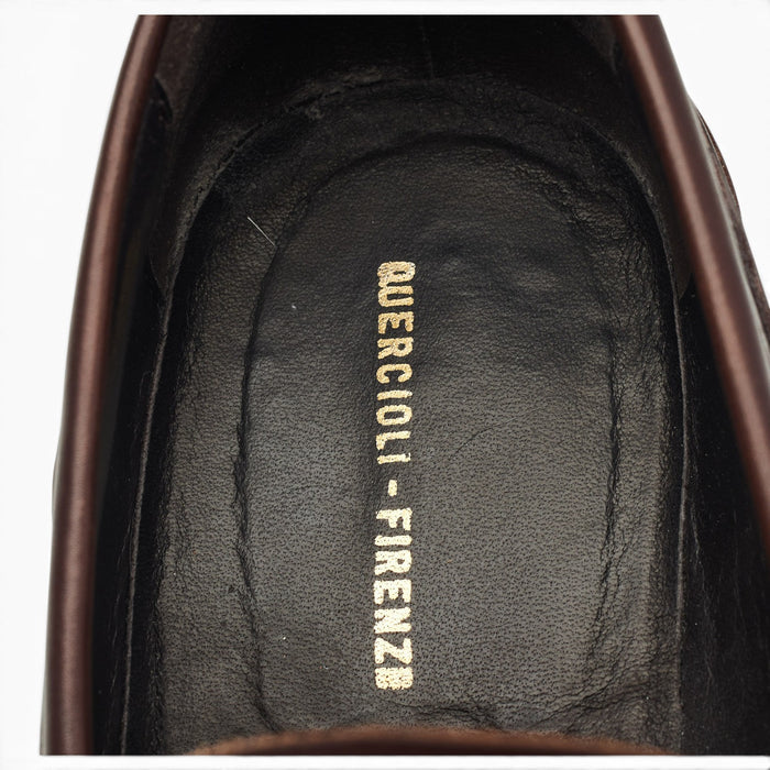 Dark Brown Leather Loafers UK 8 EU 42