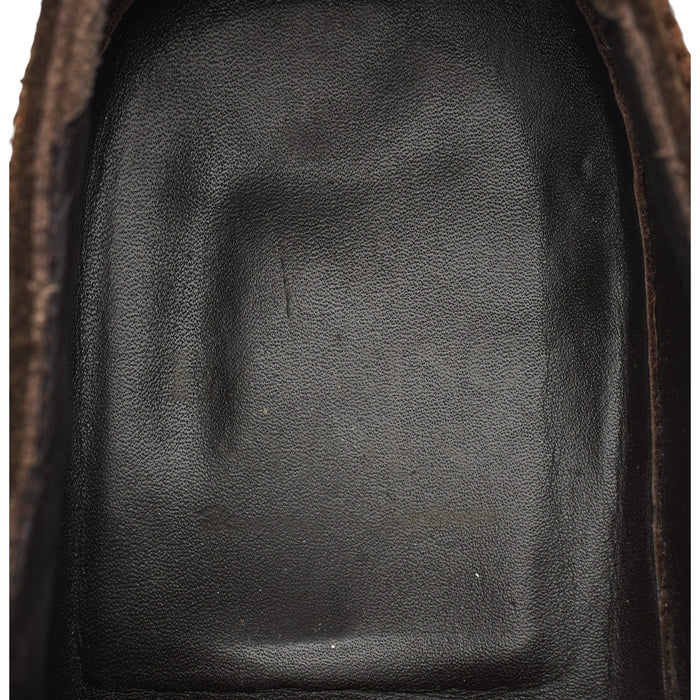 Dark Brown Leather / Suede Derby Brogues UK 9