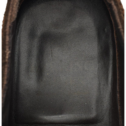 Dark Brown Leather / Suede Derby Brogues UK 9