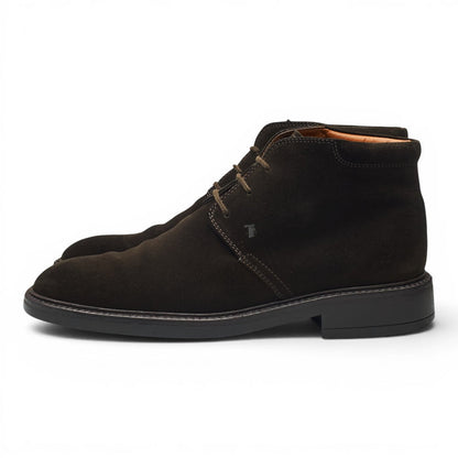 Dark Brown Suede Chukka Boots UK 9.5