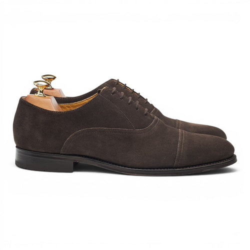 Dark Brown Suede Oxford Brogues UK 9 F