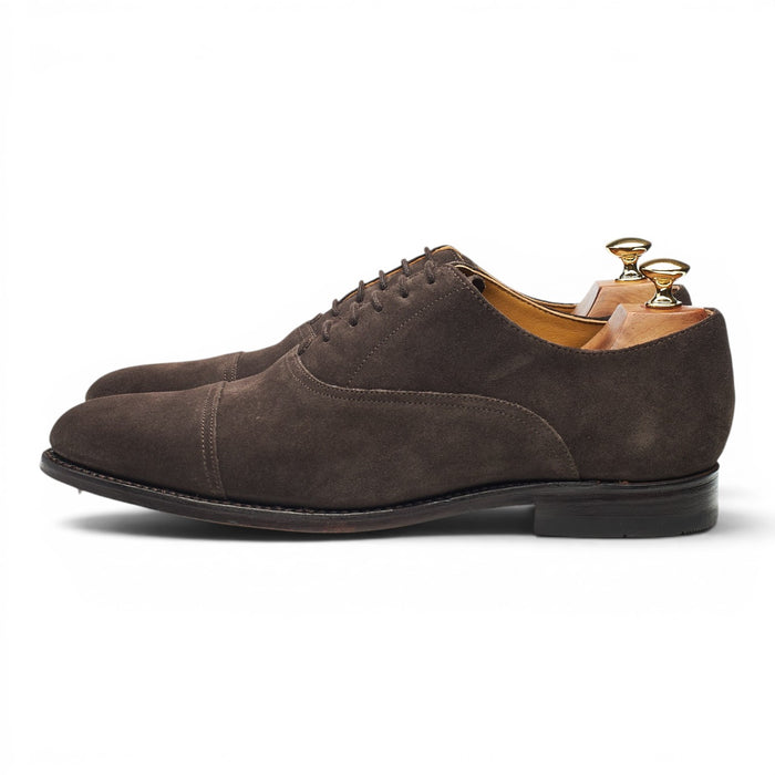 Dark Brown Suede Oxford Brogues UK 9 F