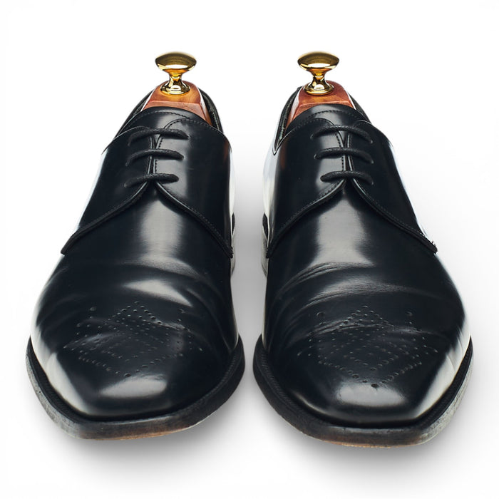 'Darlington' Black Leather Derby UK 9 F
