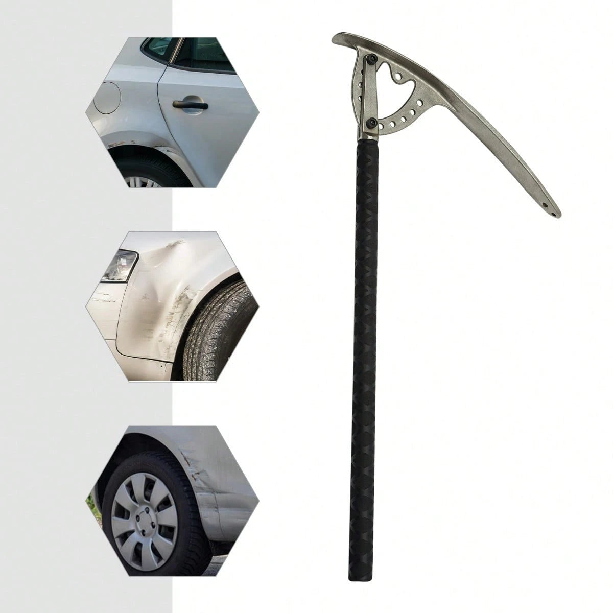 DDBESSIC Dent Removal Kit, Car Dent Repair Kit With Ergonomic Handle, Professional Auto Body Fender Repair Tool For Hail Damage, DIY Paintless Dent Removal PDR Tools