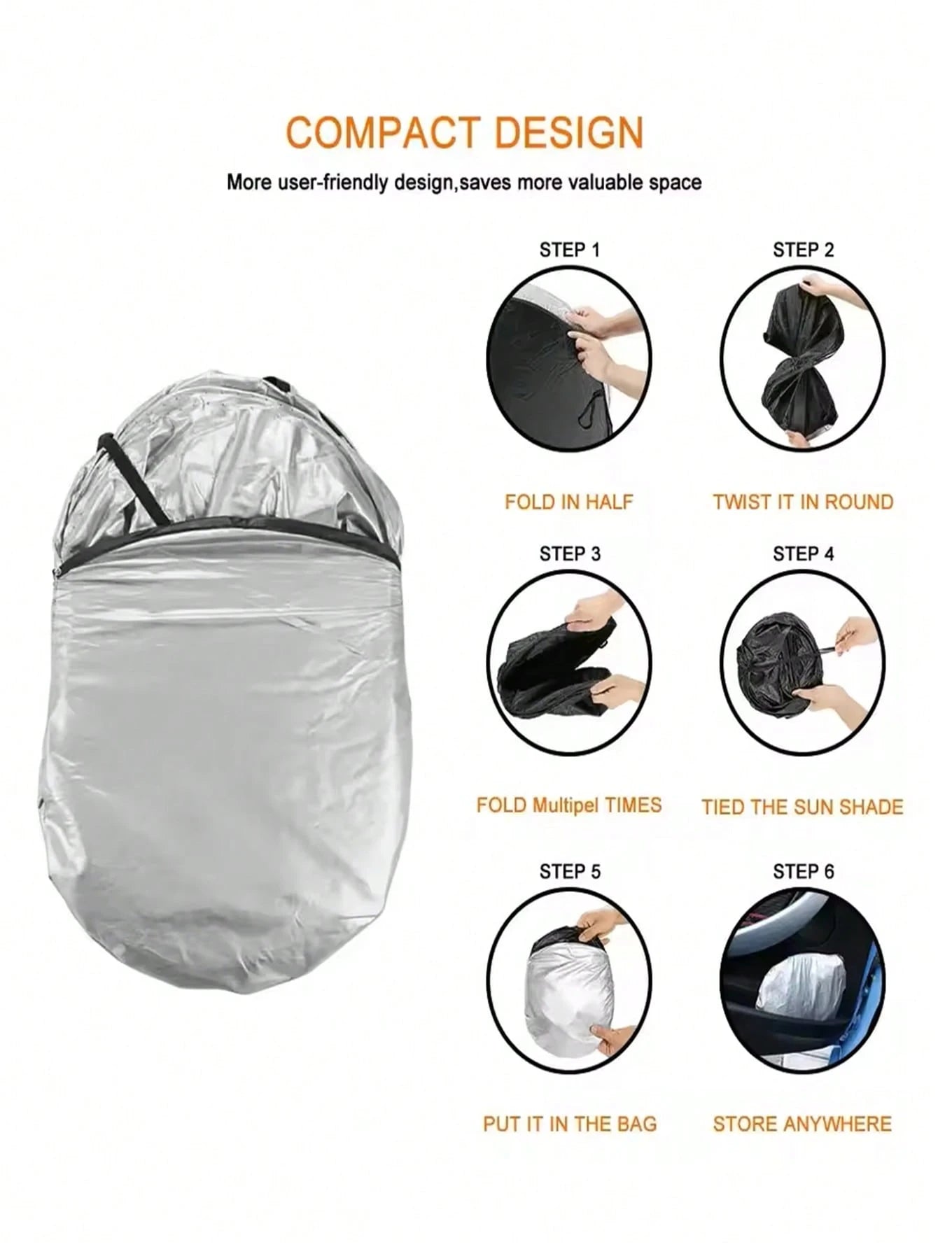Demon Eye Car Windshield Sunshade, Foldable Sunshade Curtain For Windshield, Used For UV Protection, Cooling, Summer Refreshing, Pink Car Accessory, Cooling Seat, Easy To Fold, Sunshade Board, Front W
