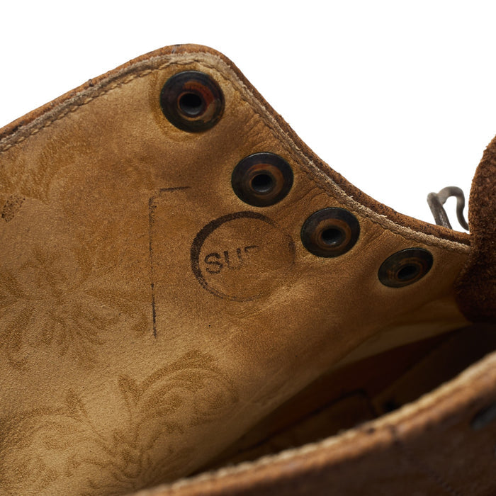 Design 'Shilton' Brown Waxed Suede Boots UK 7.5 F