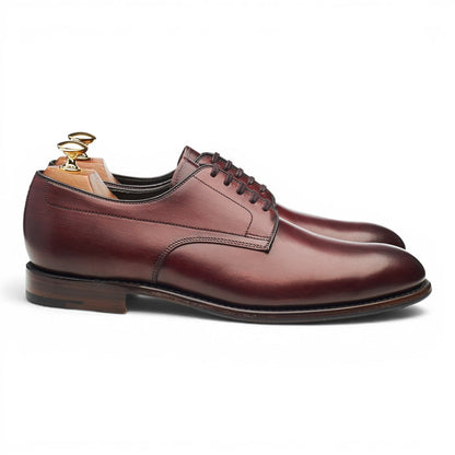 Design 'Stubbs' Burgundy Leather Derby UK 9 F