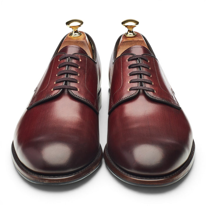 Design 'Stubbs' Burgundy Leather Derby UK 9 F