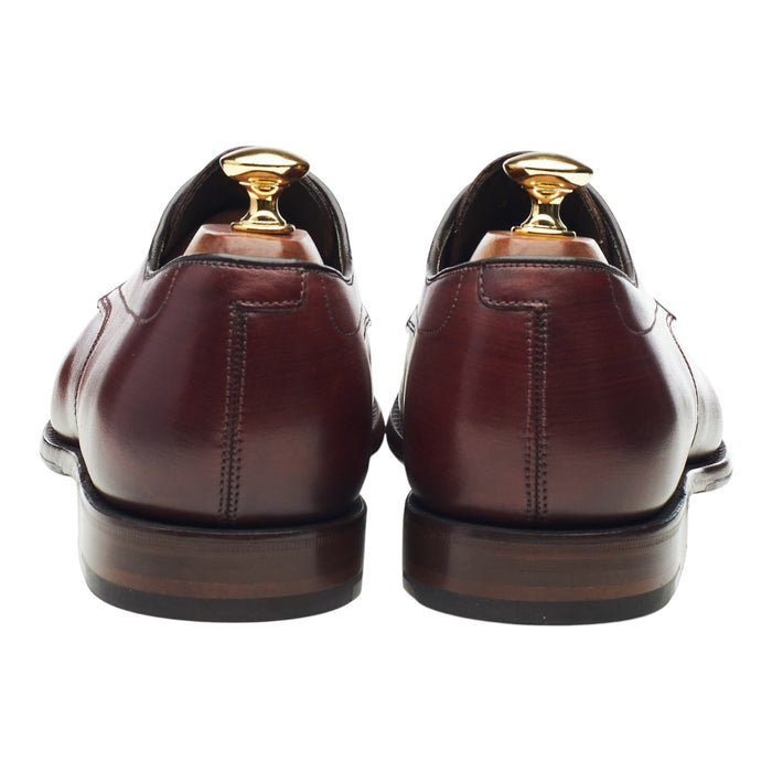 Design 'Stubbs' Burgundy Leather Derby UK 9 F