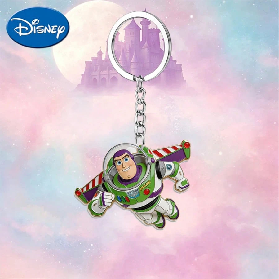 Disney Lightyear Airplane Acrylic Keychain, Hang On Backpack, Luggage, Car Keys, Wallet, Decorate Daily Commute, Friends Outing, Couple Matching, Design, Gift For Anime Fans, Friends, Partners, Cute K
