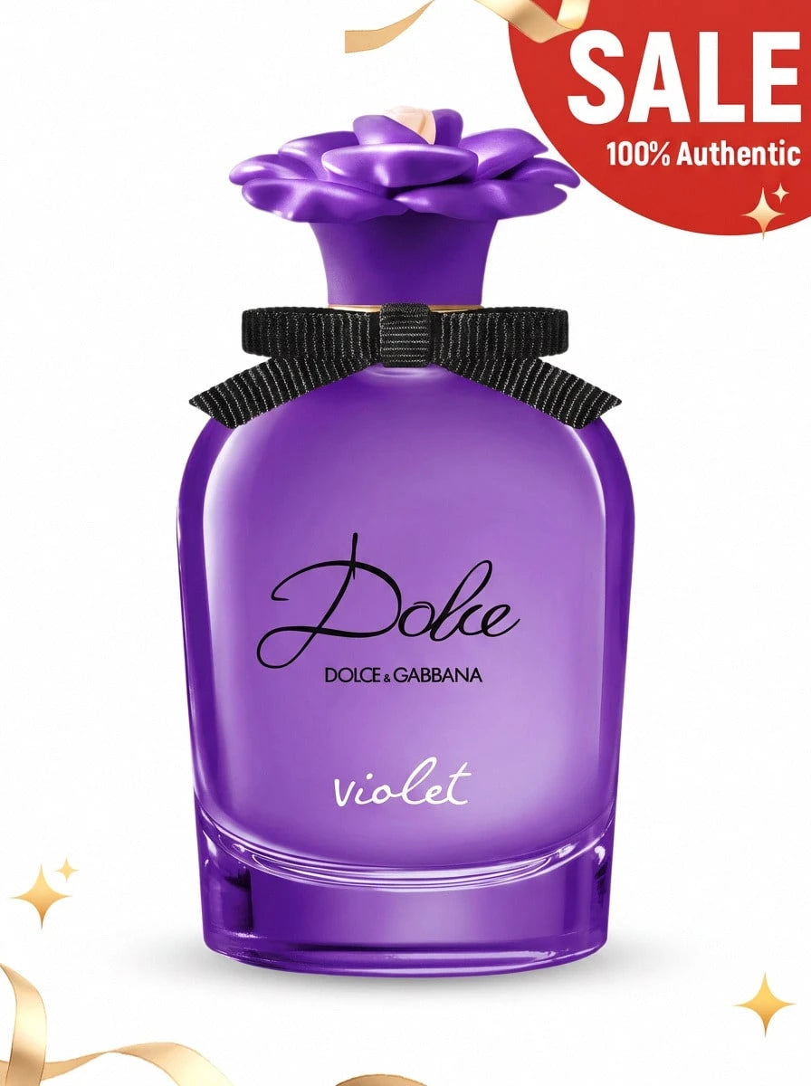 Dolce & Gabbana Dolce Violet Eau De Toilette Spray For Women EDT 2.5oz/75ml- Girlfriend Wife Mother Friend Boyfriend Husband Father Brother Bedroom Decor Birthday Graduation Party Travel Camping Outd