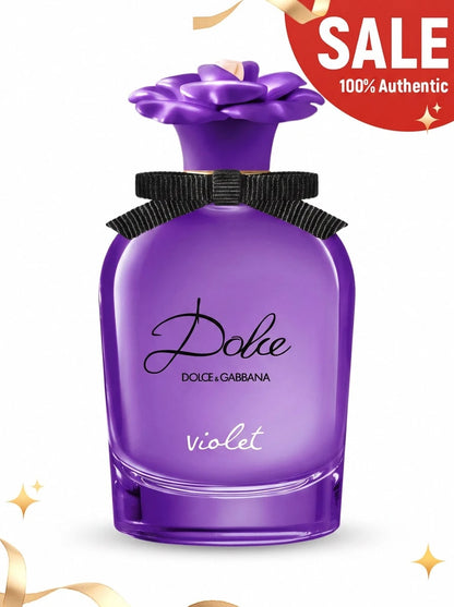 Dolce & Gabbana Dolce Violet Eau De Toilette Spray For Women EDT 2.5oz/75ml- Girlfriend Wife Mother Friend Boyfriend Husband Father Brother Bedroom Decor Birthday Graduation Party Travel Camping Outd