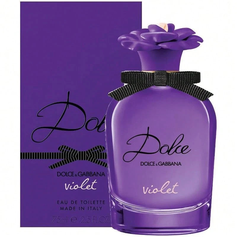 Dolce & Gabbana Dolce Violet Eau De Toilette Spray For Women EDT 2.5oz/75ml- Girlfriend Wife Mother Friend Boyfriend Husband Father Brother Bedroom Decor Birthday Graduation Party Travel Camping Outd