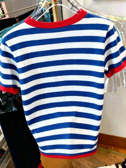 DrmWander Women's T-Shirt, Casual Street Style Graphic Short Sleeve T-Shirt, Cute Summer Top