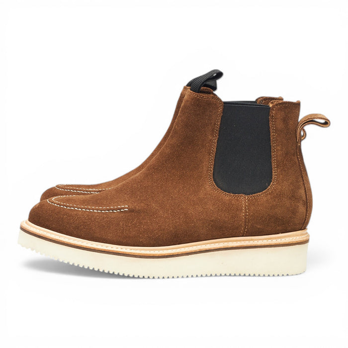 'Easy Chelsea' Snuff Brown Suede Chelsea Boots UK 7