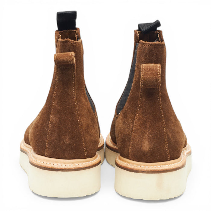 'Easy Chelsea' Snuff Brown Suede Chelsea Boots UK 7