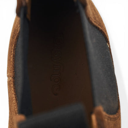 'Easy Chelsea' Snuff Brown Suede Chelsea Boots UK 7