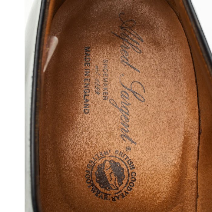 'Eden' Black Leather Monk Strap UK 9 F