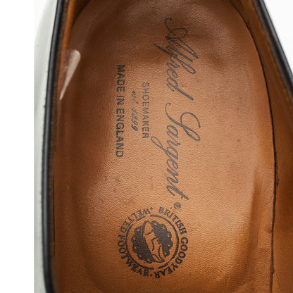 'Eden' Black Leather Monk Strap UK 9 F