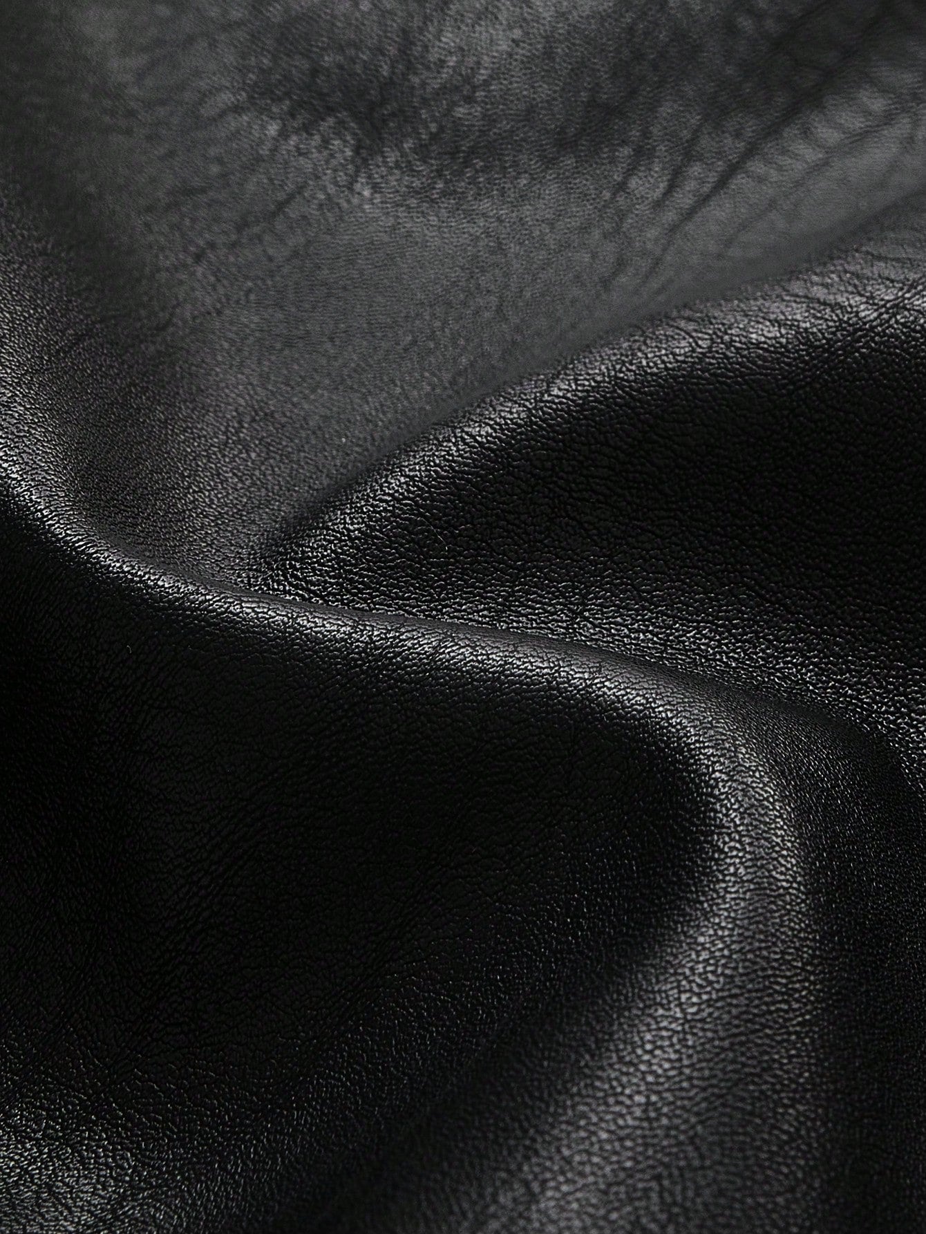 Elegant Commute Daily Business Old Money Style Leather High Cinched Waist Bodycon Faux Leather Midi Skirt Black