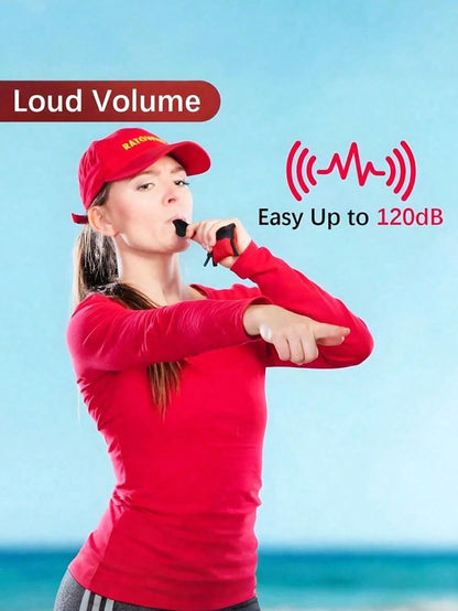 Emergency Whistles With Lanyard Sports Whistles Plastic Whistles Loud Crisp Sound Ideal For Teachers Lifeguard And Outdoor Fishing Camping Hiking Hunting Rescue Signaling Party Favors Referee And Offi