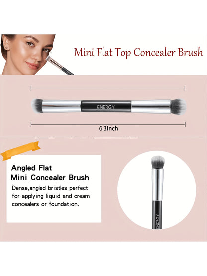 ENERGY Conical Concealer Brush, Mini Kabuki Makeup Brush, Foundation Brush, Concealer Brush, Blush Brush, Contour Brush, Powder Brush, Foundation Brush, Blush Brush